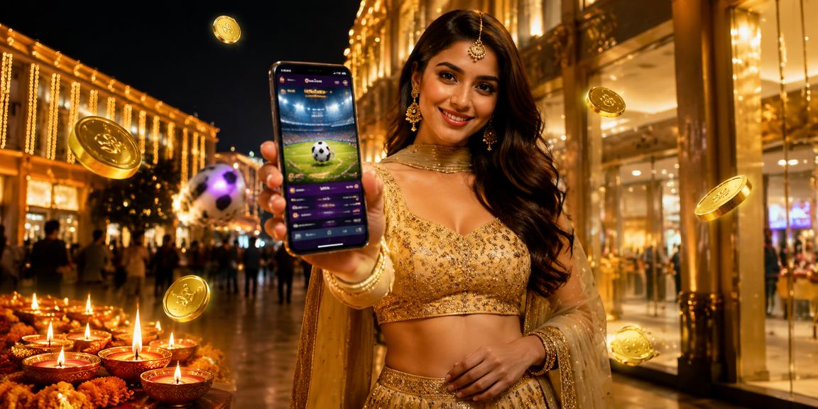 Mobile user engaging with betting platform in India
